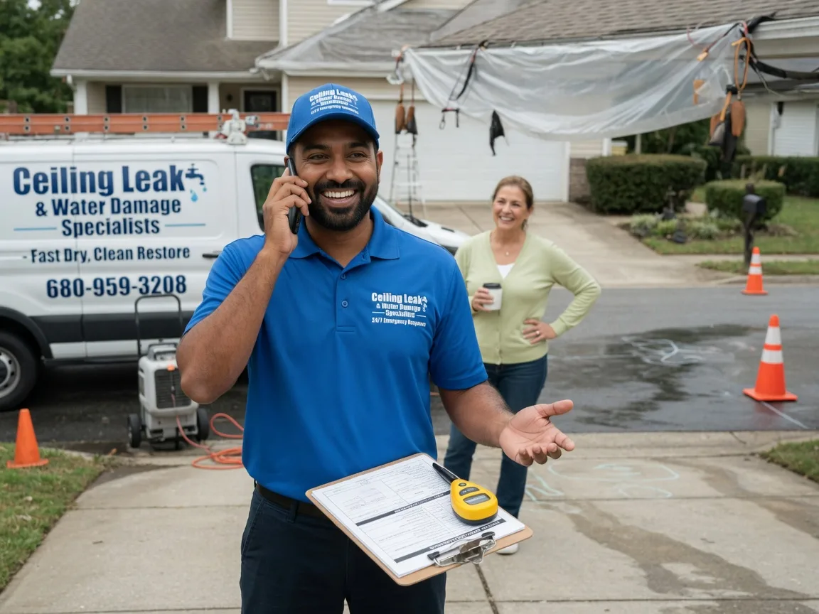 Ceiling Leak Cleanup Waskom, TX FAQs